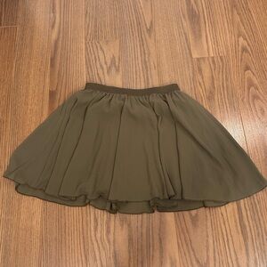 Harlow grey/green mini skirt